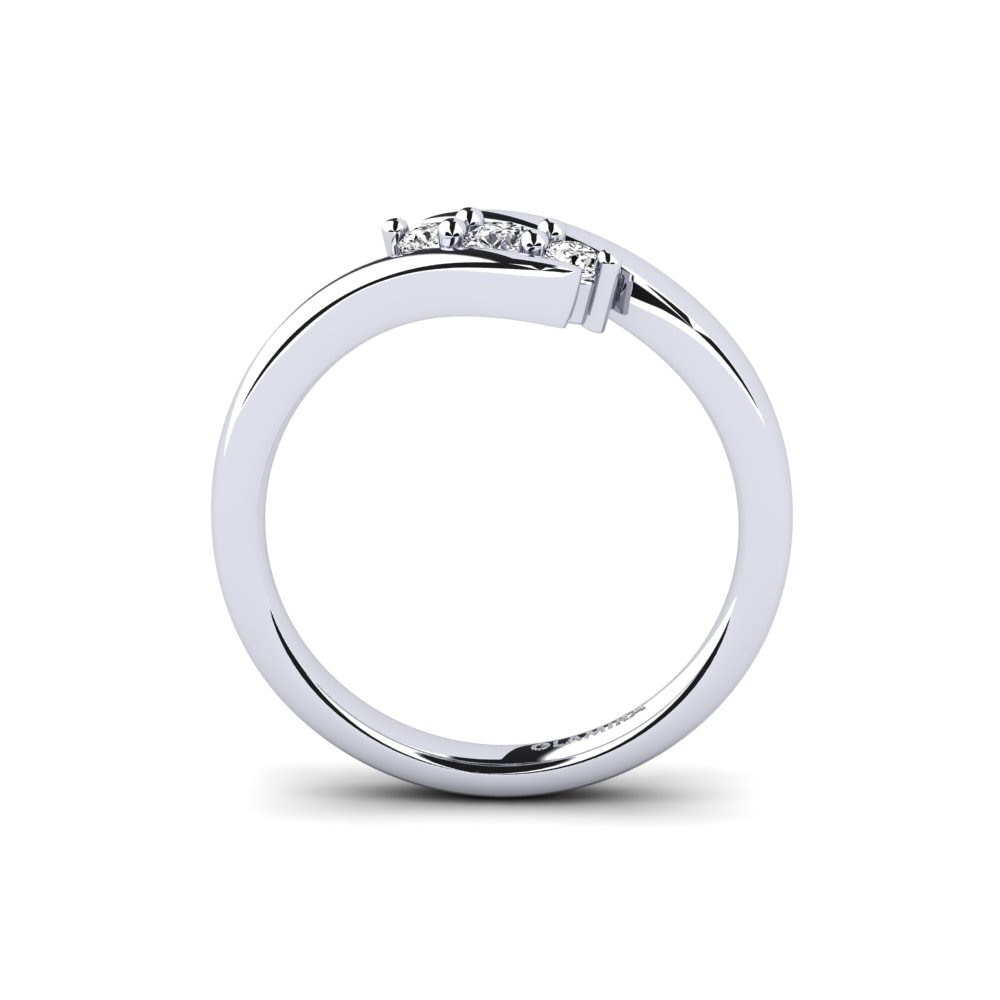 Moissanite Anel de Noivado Helios