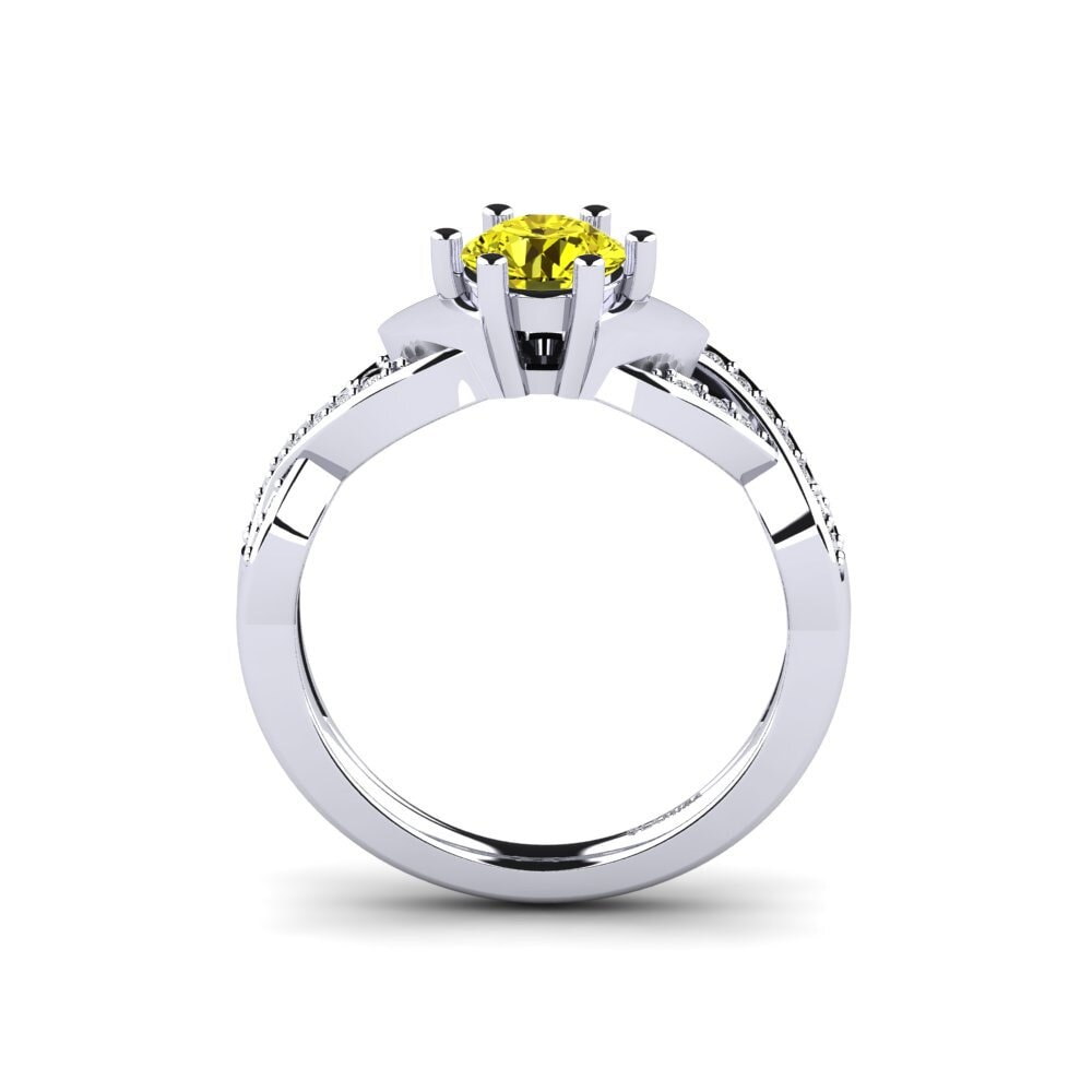 Yellow Diamond Bridal Set Marvelous Ring A