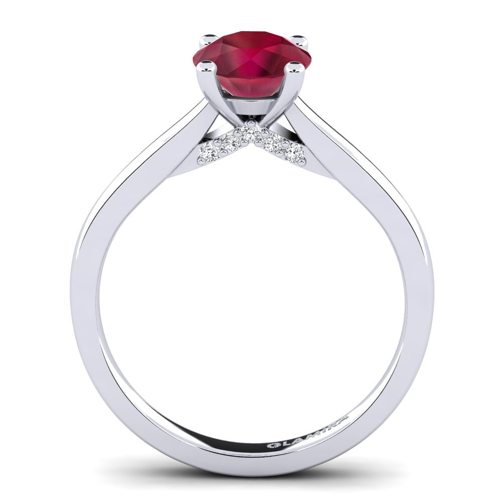 Rubin Verlobungsring Violet 1.0 crt