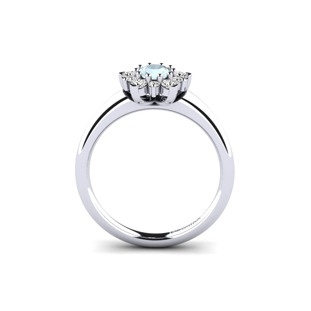 Aquamarine Engagement Ring Tibelda