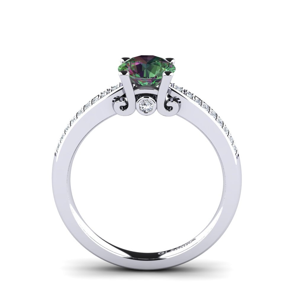 Mystic Topaz Engagement Ring Donielle 1.0 crt
