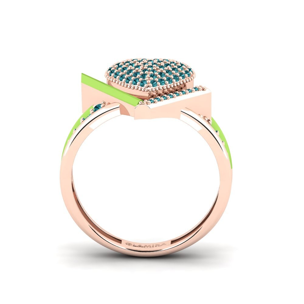 Rotgold 585 Ring Abbraccio