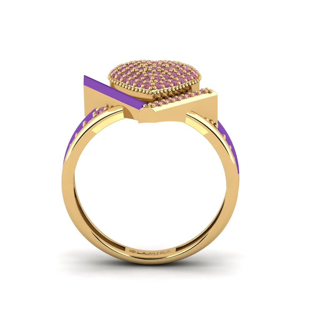 Rhodolite Garnet Ring Abbraccio