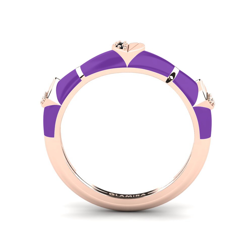 Schwarzer Diamant Ring Adeena