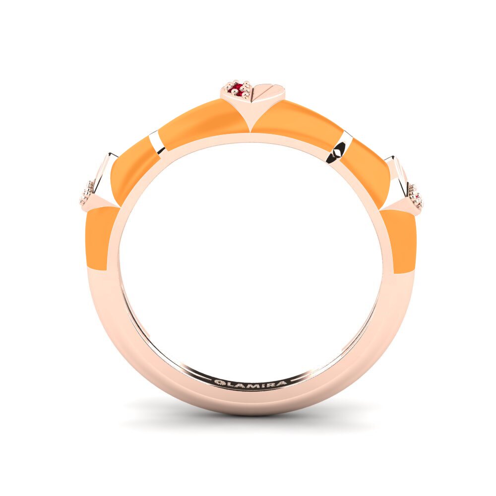 Red Zirconia Ring Adeena