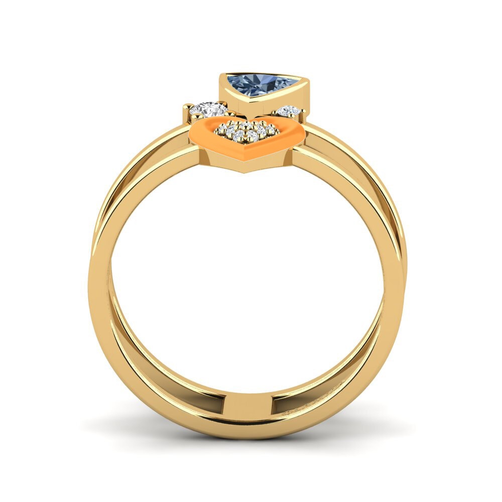 Blauer Diamant Ring Affollata