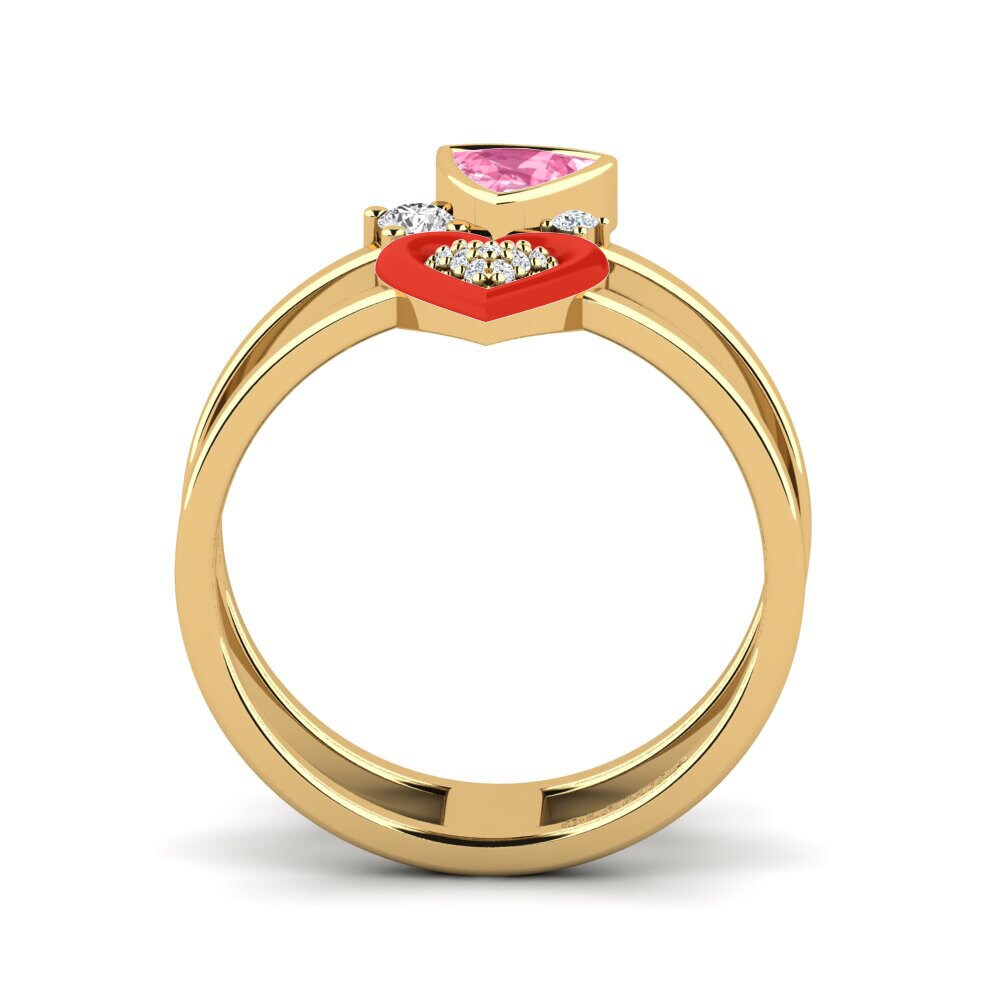 Pink Sapphire Ring Affollata