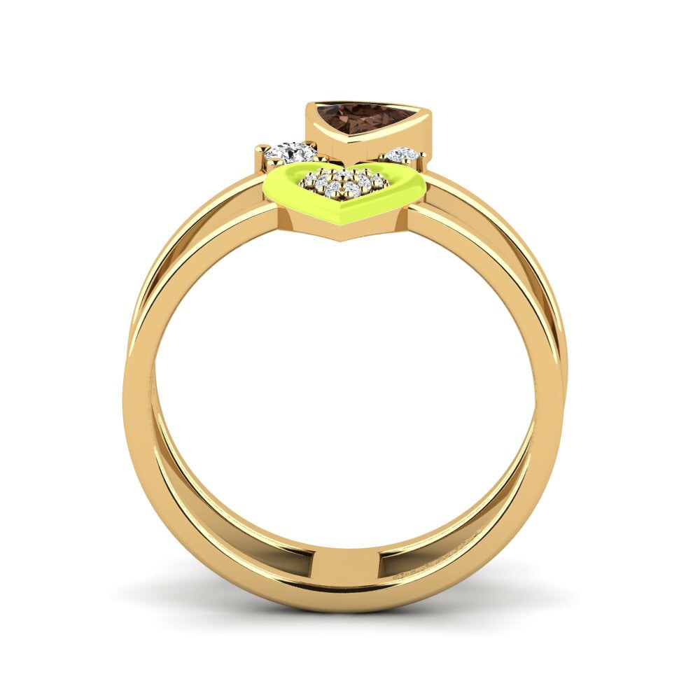 Rauchquarz Ring Affollata
