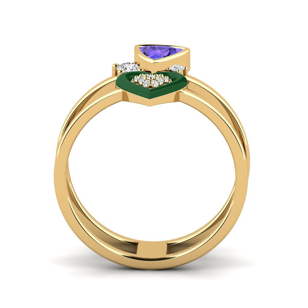 Tanzanite Ring Affollata