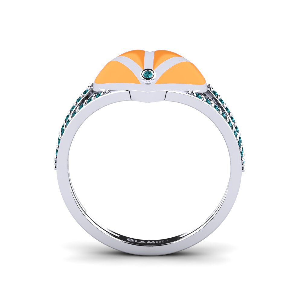 Blauer Diamant Ring Afterglow