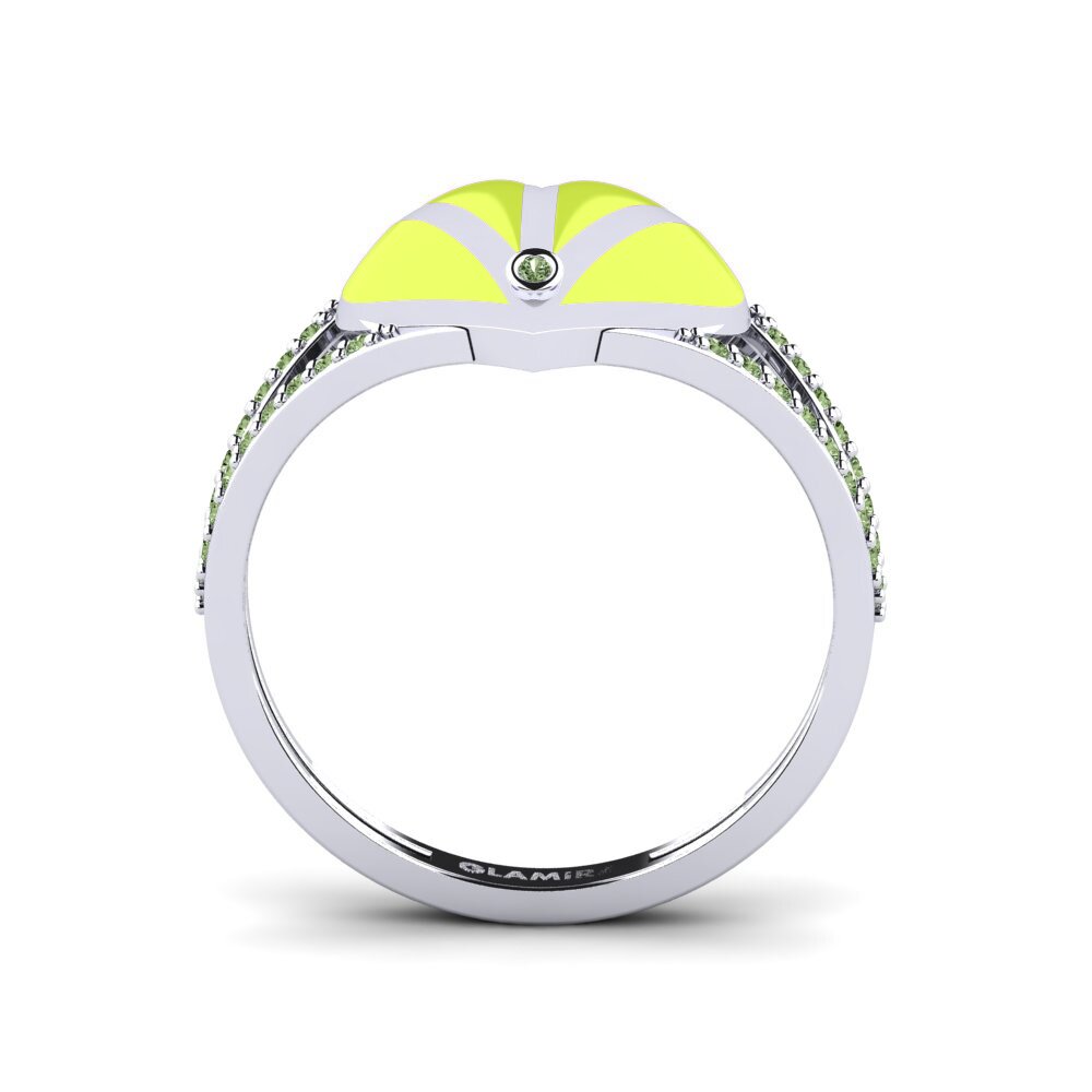 Grüner Diamant Ring Afterglow