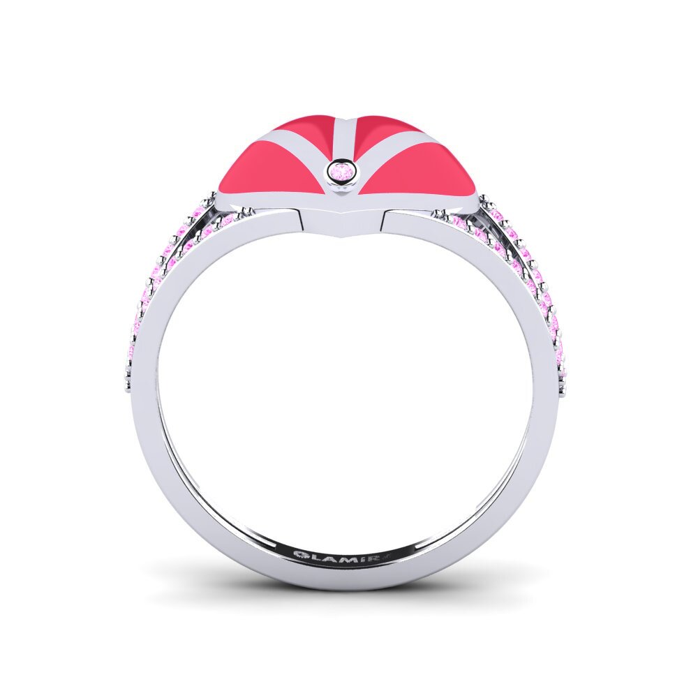 Pink Sapphire Ring Afterglow