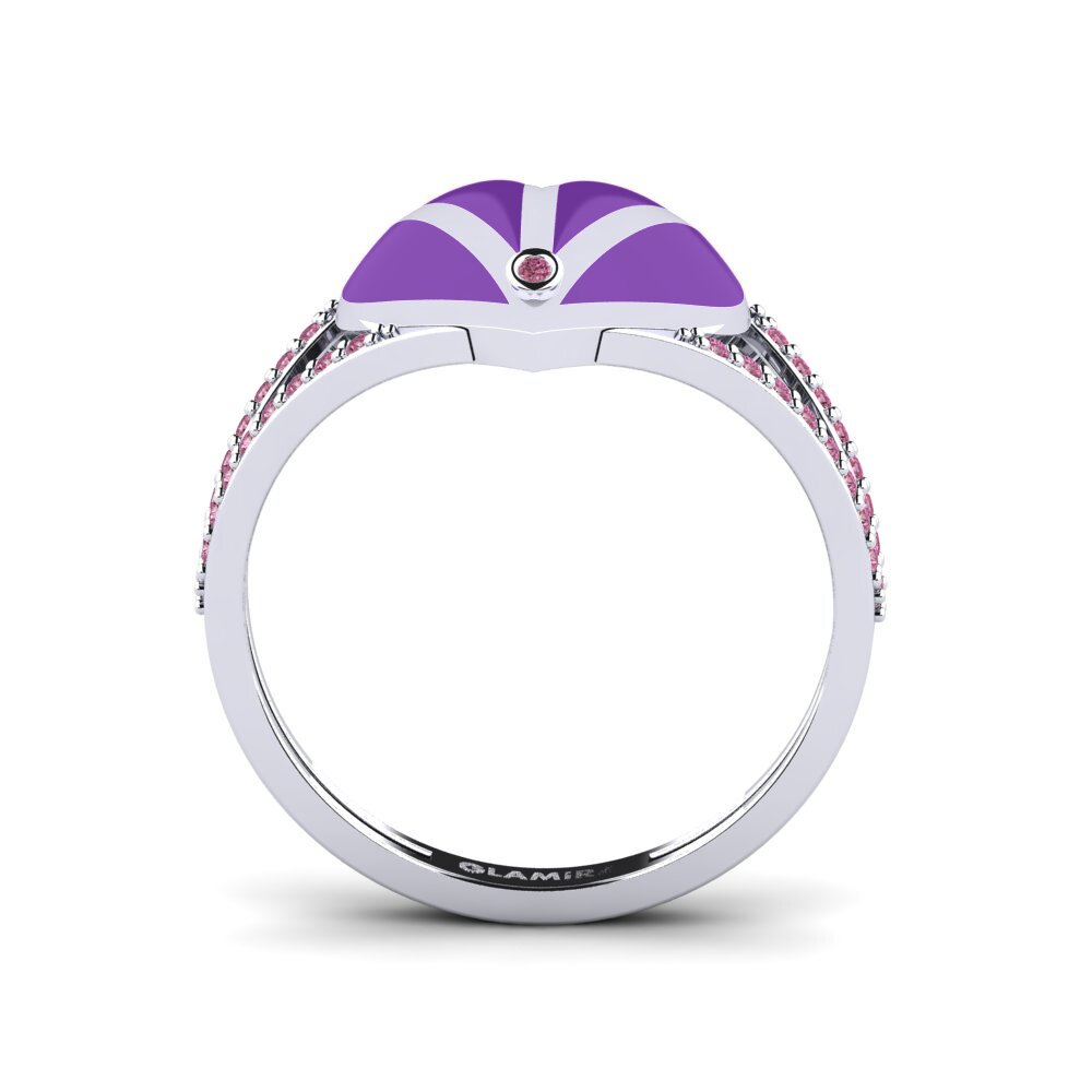 Rhodolite Garnet Ring Afterglow