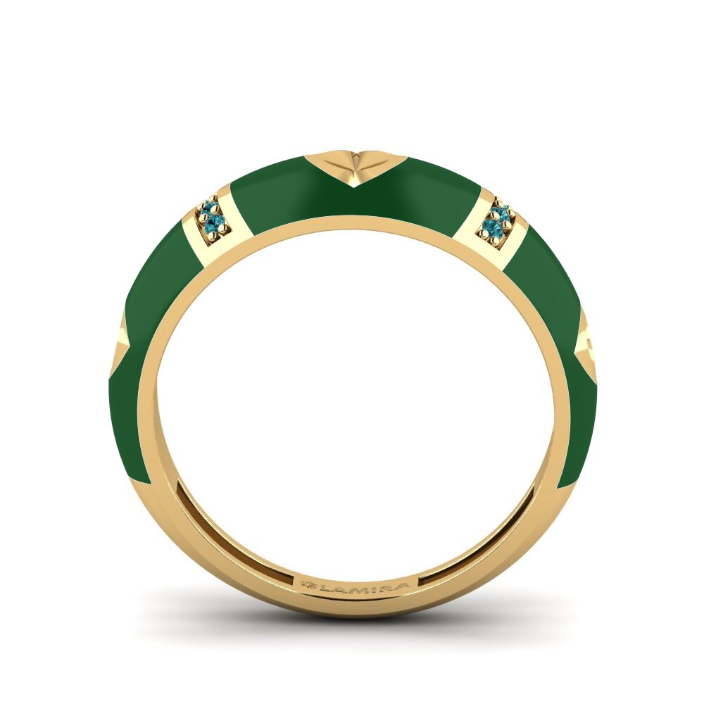 Blauer Diamant Ring Amorousness