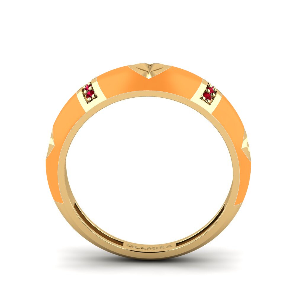 Red Zirconia Ring Amorousness