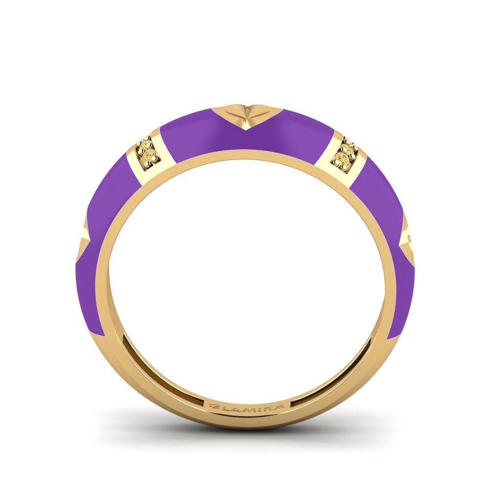 Gelber Diamant Ring Amorousness