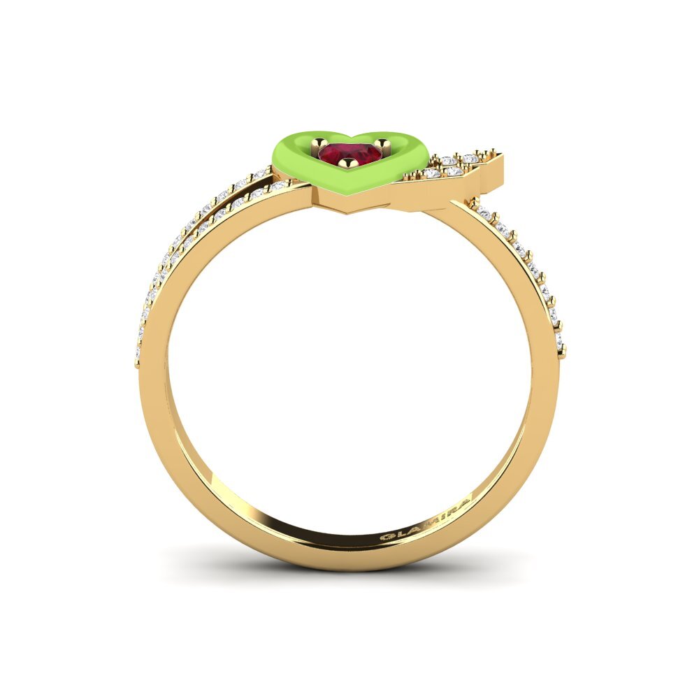 Ruby Ring Cuoresotille