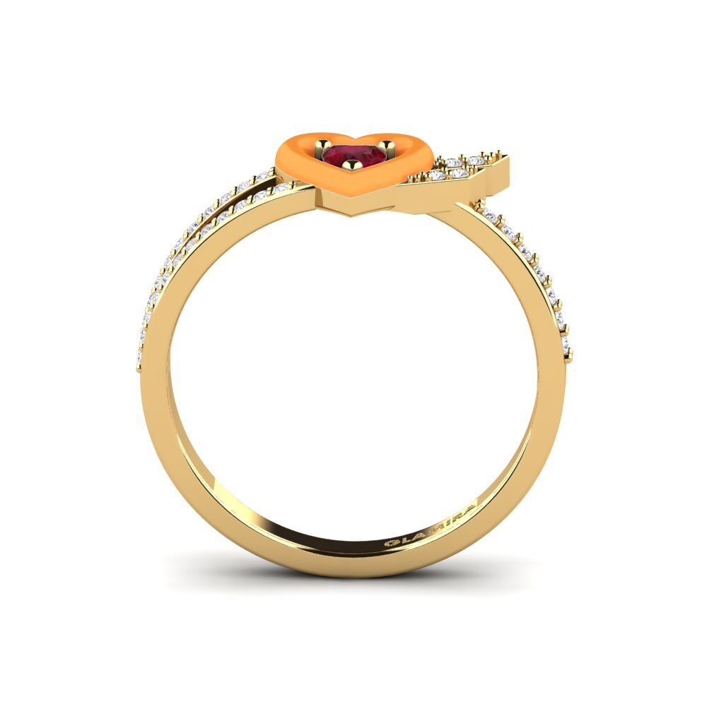 Ruby Ring Cuoresotille