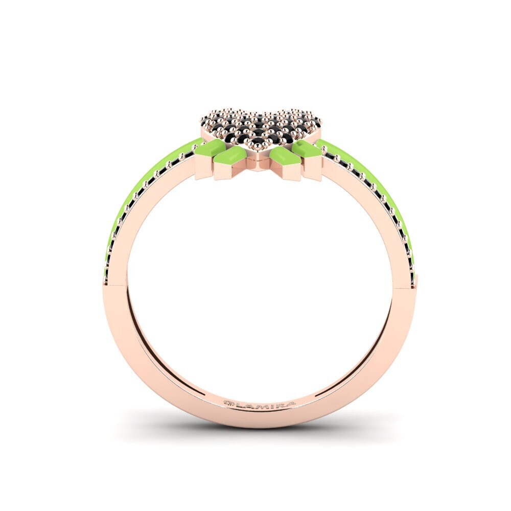 Schwarzer Onyx Ring Daslicht