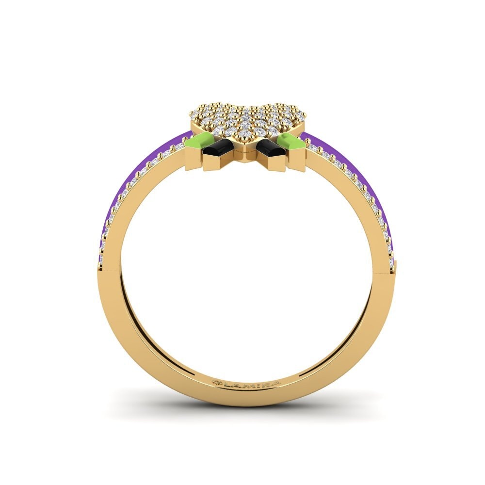 Gelbgold 585 Ring Daslicht