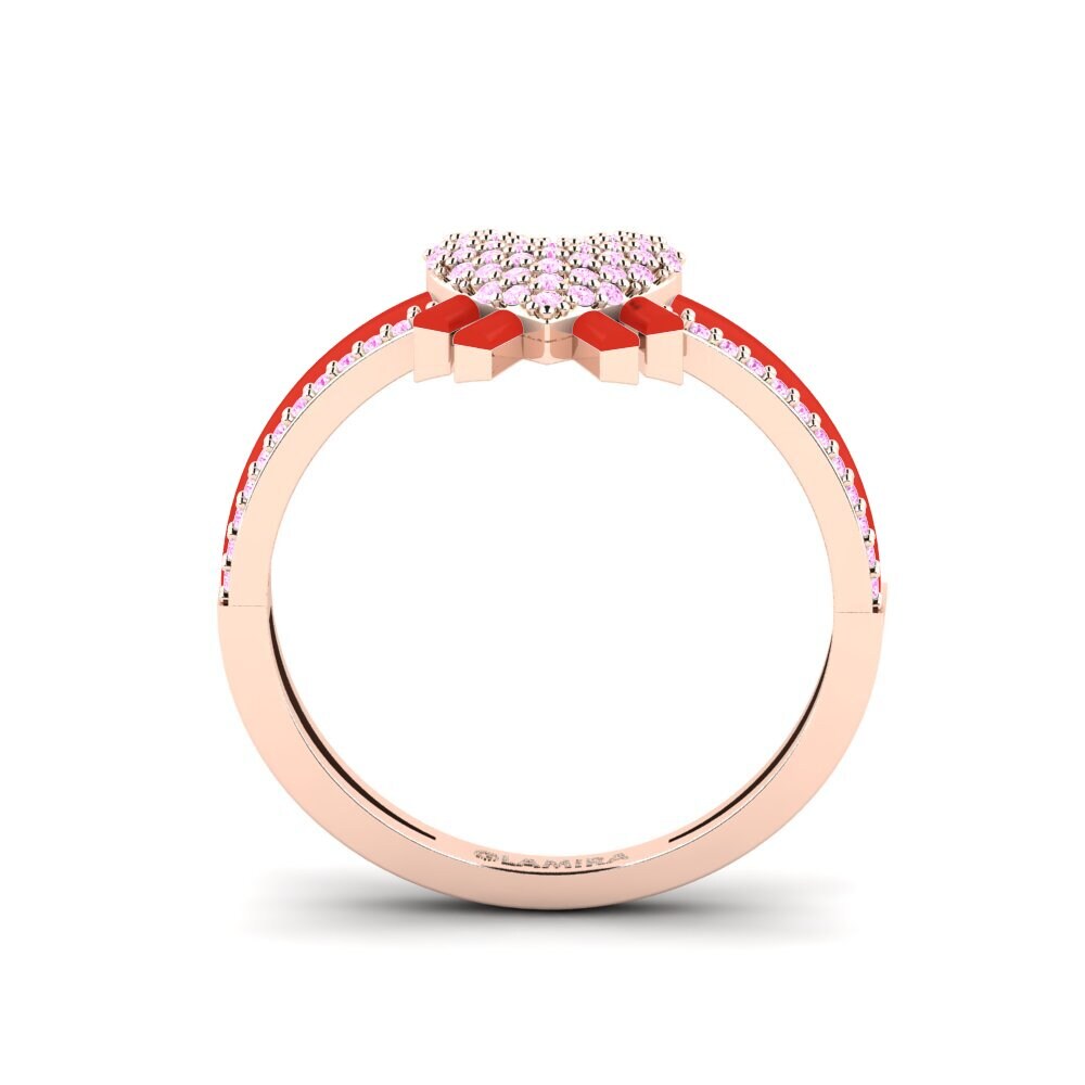 Pink Sapphire Ring Daslicht