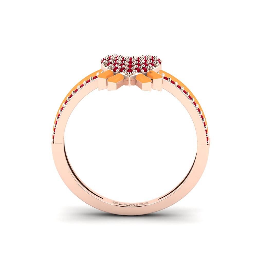 Red Zirconia Ring Daslicht
