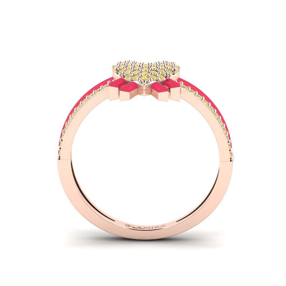 Yellow Diamond Ring Daslicht