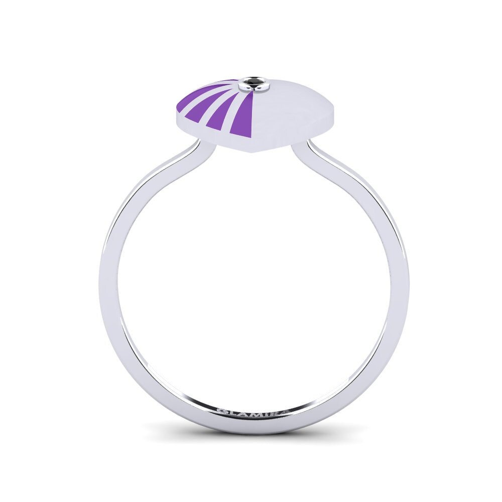 Weiß-Silber Ring Daylight