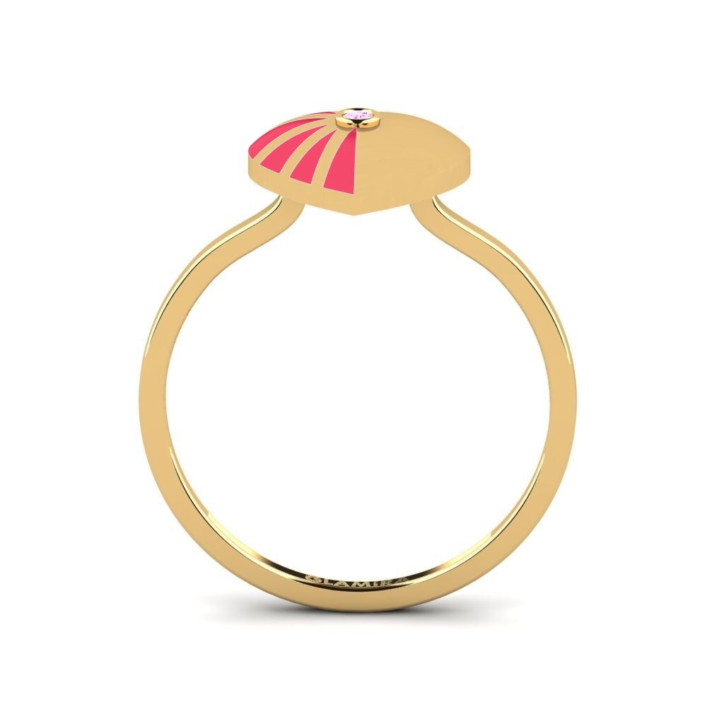 Pink Sapphire Ring Daylight