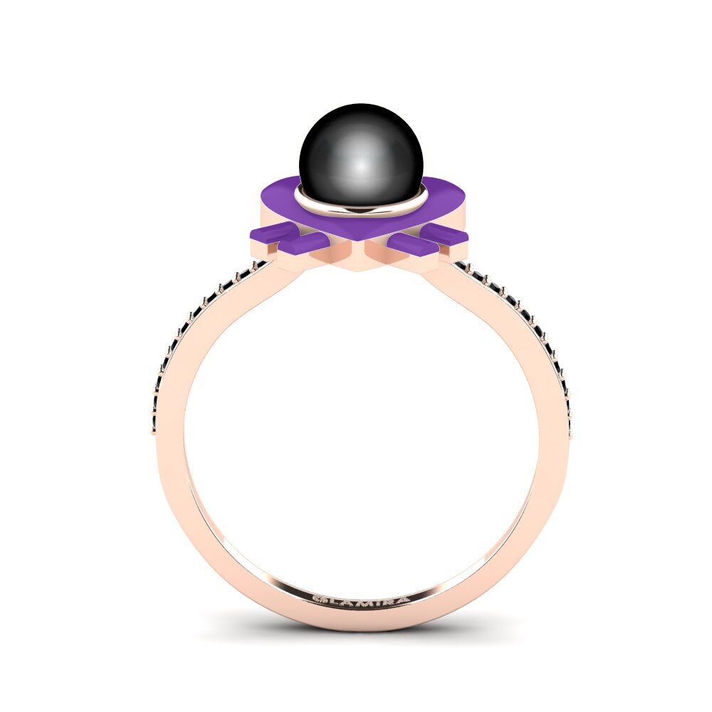 Schwarzer Diamant Ring Enamorado
