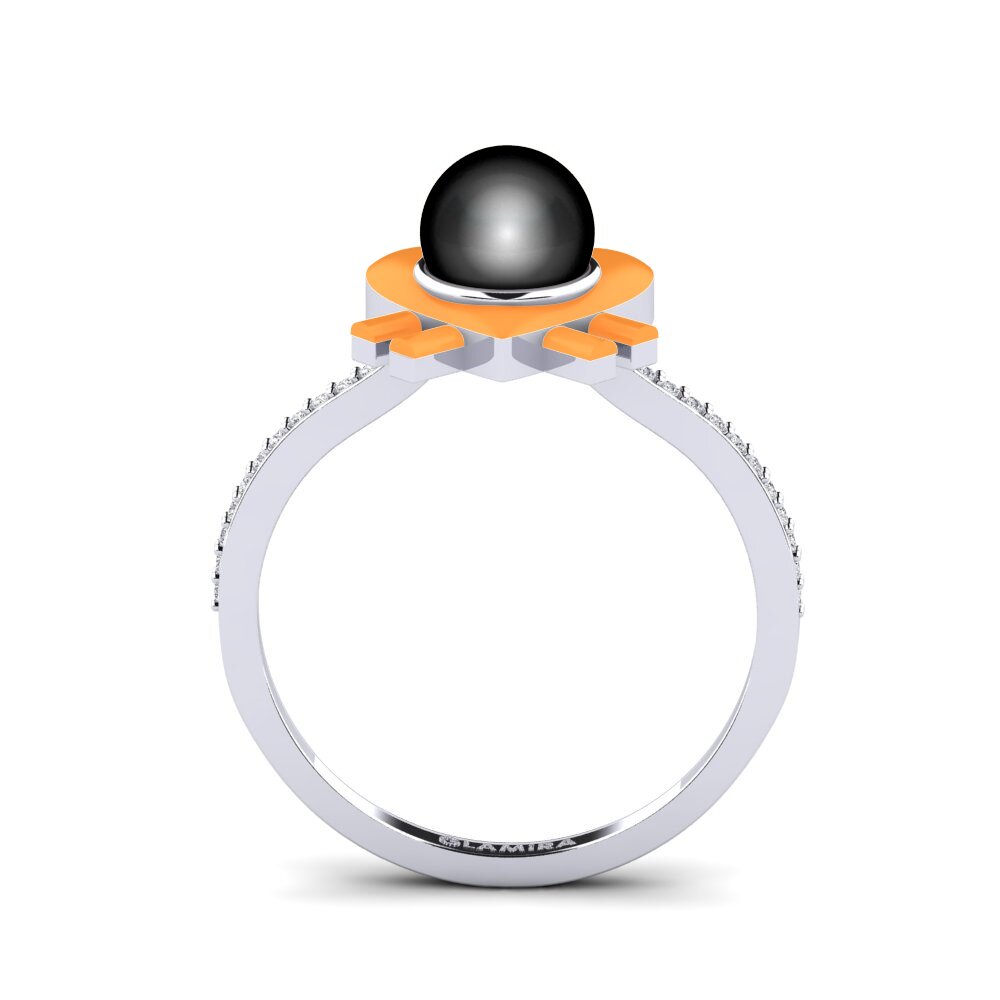 950 Platin Ring Enamorado