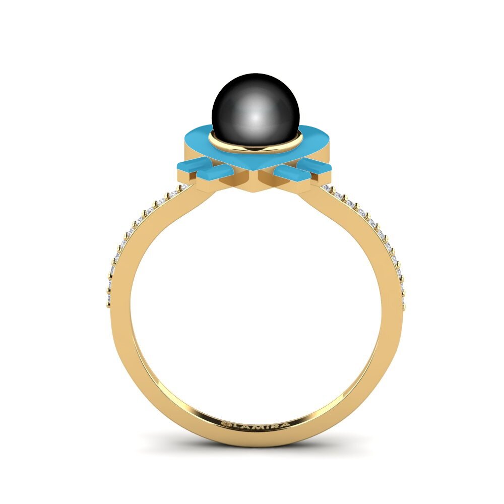 18ct Yellow Gold Ring Enamorado