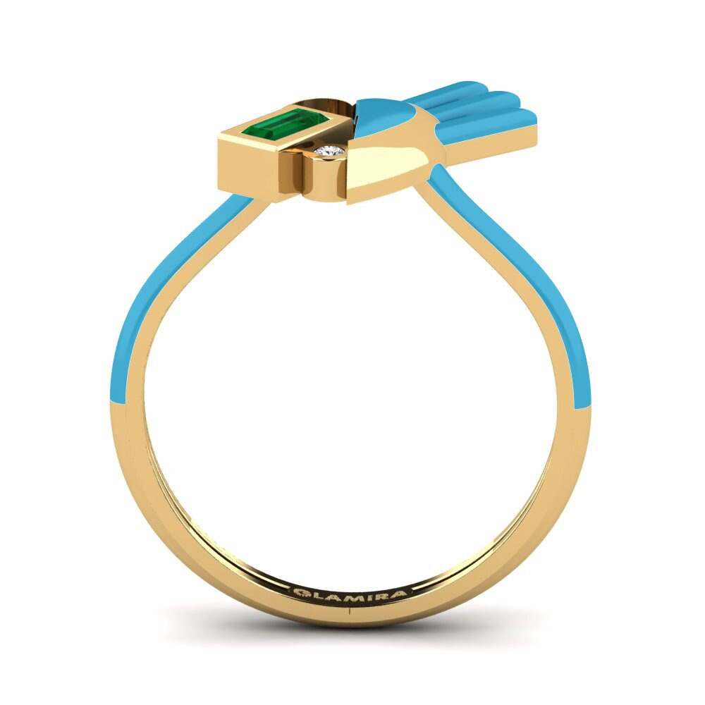 Grüner Zirkonia Ring Enjoylife