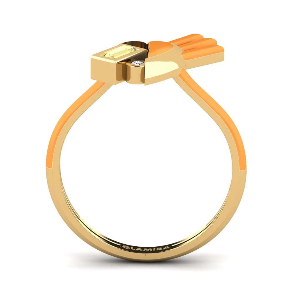 Gelber Saphir Ring Enjoylife