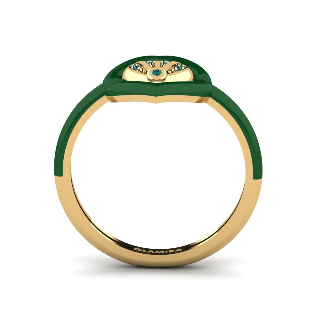 Blauer Diamant Ring Enthusiasm