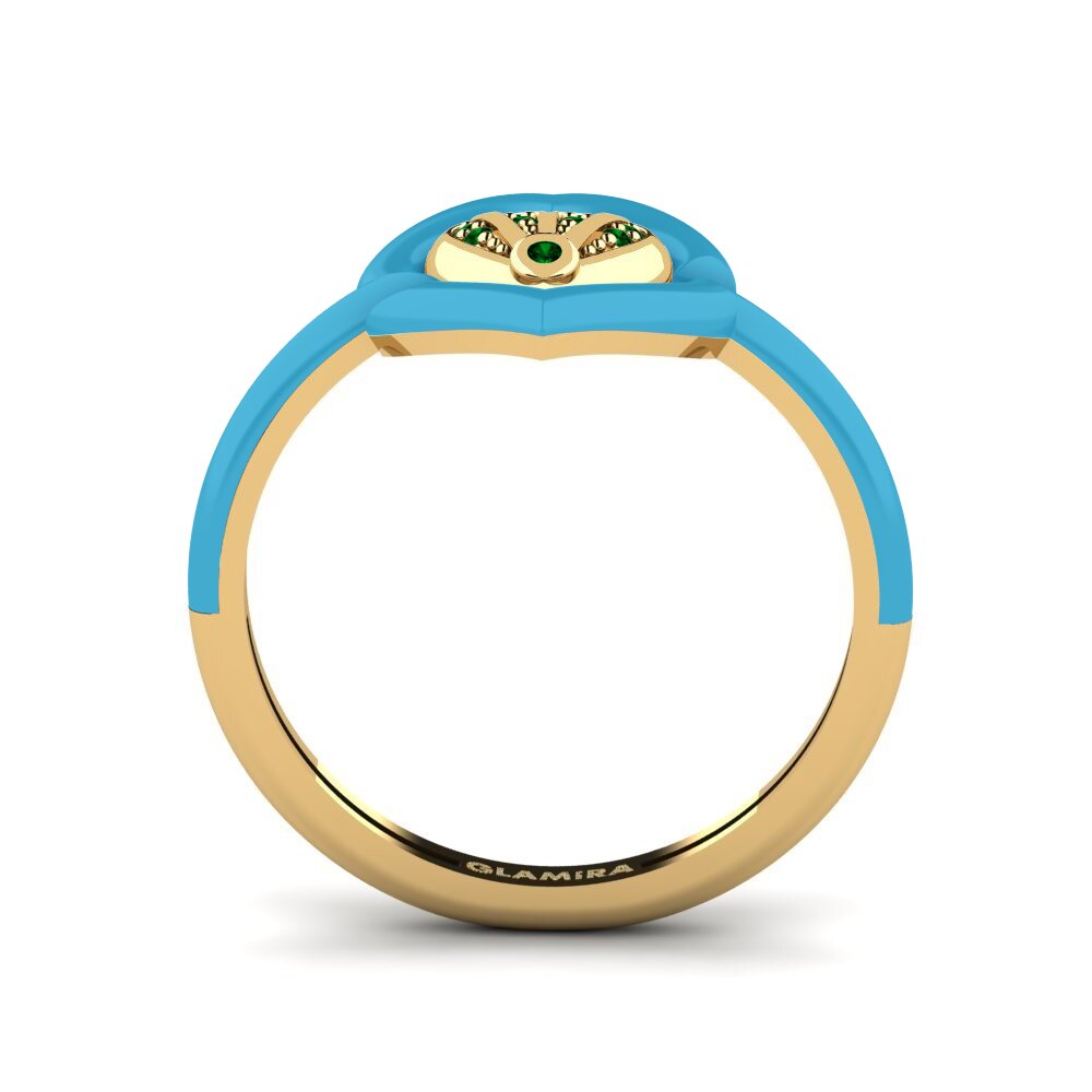 Grüner Zirkonia Ring Enthusiasm
