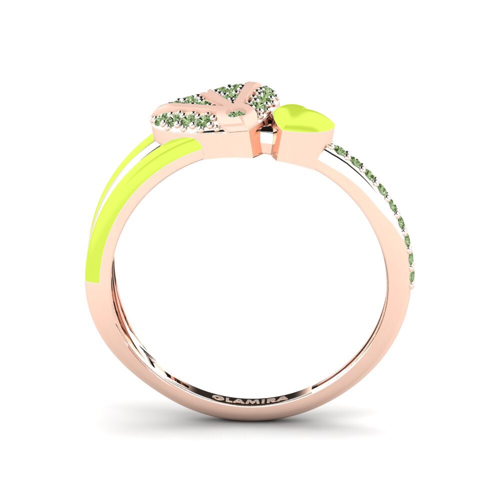 Grüner Diamant Ring Evermore