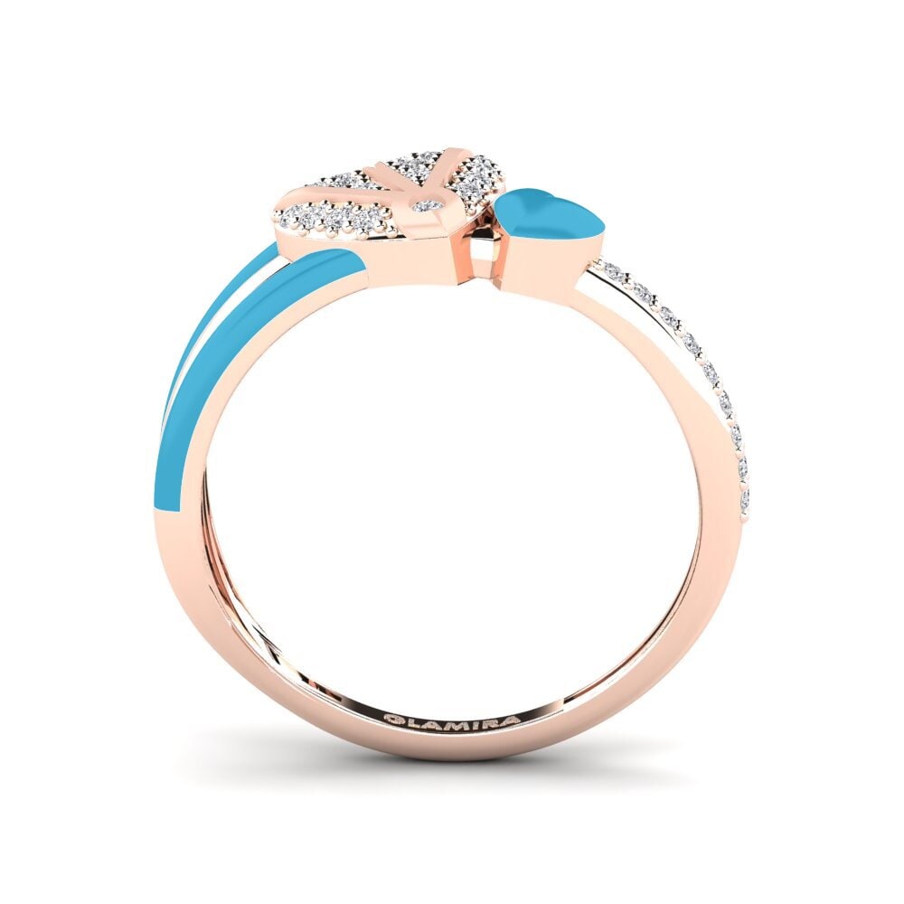 Rotgold 375 Ring Evermore