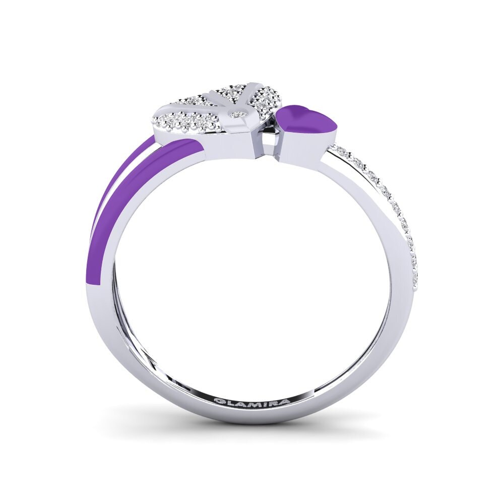 950 Palladium Ring Evermore