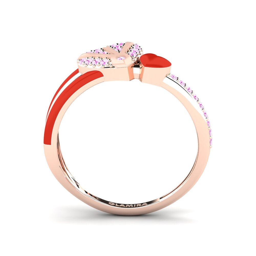 Pink Sapphire Ring Evermore
