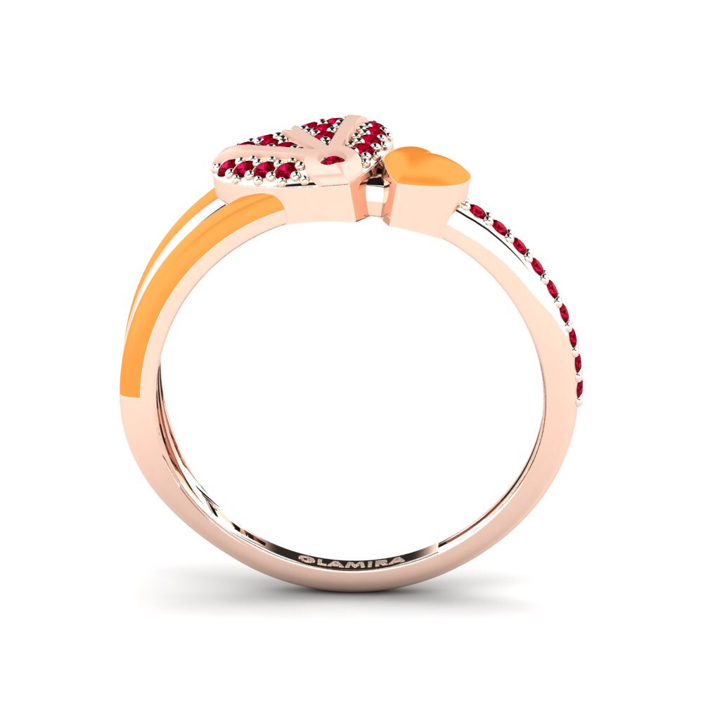 Red Zirconia Ring Evermore