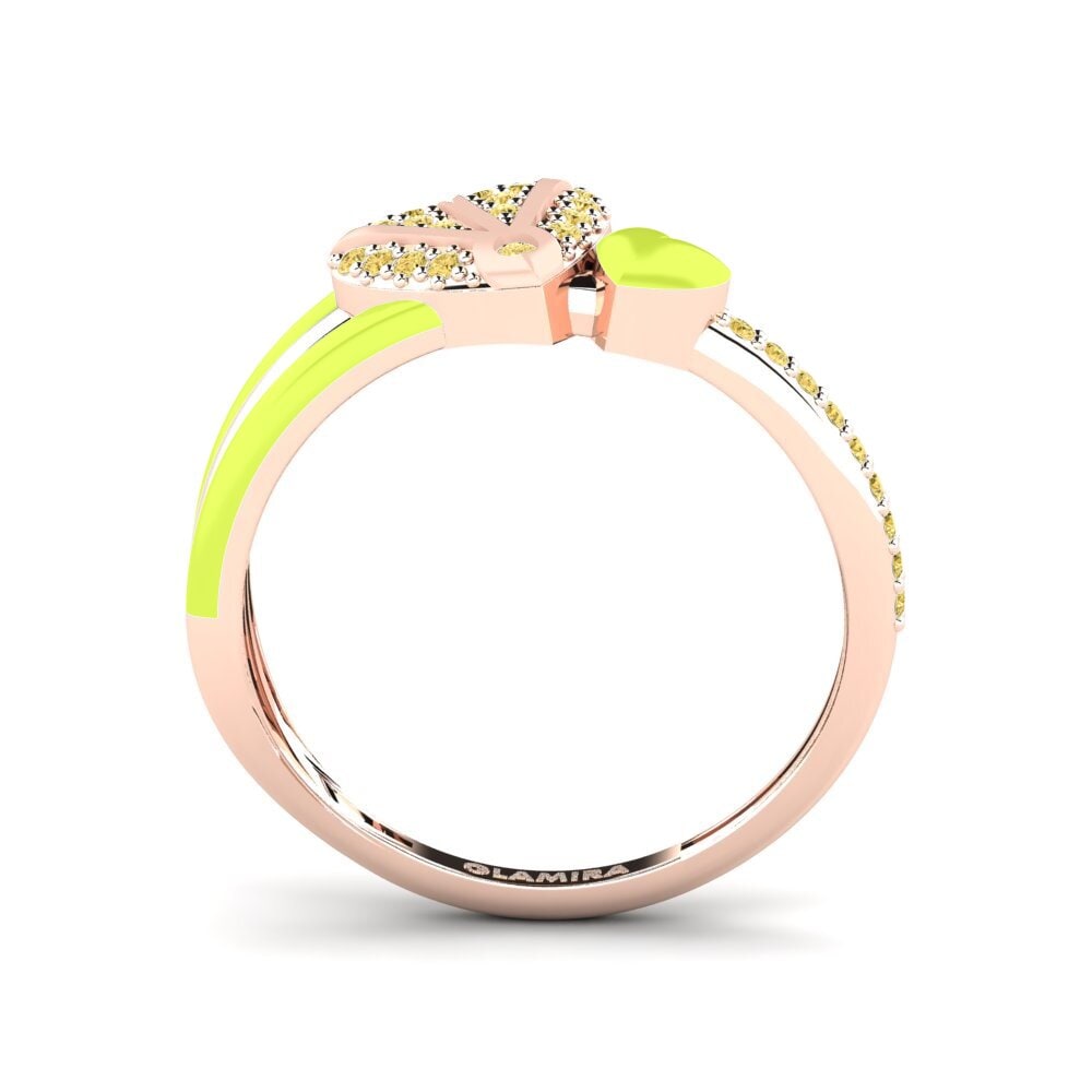 Gelber Diamant Ring Evermore