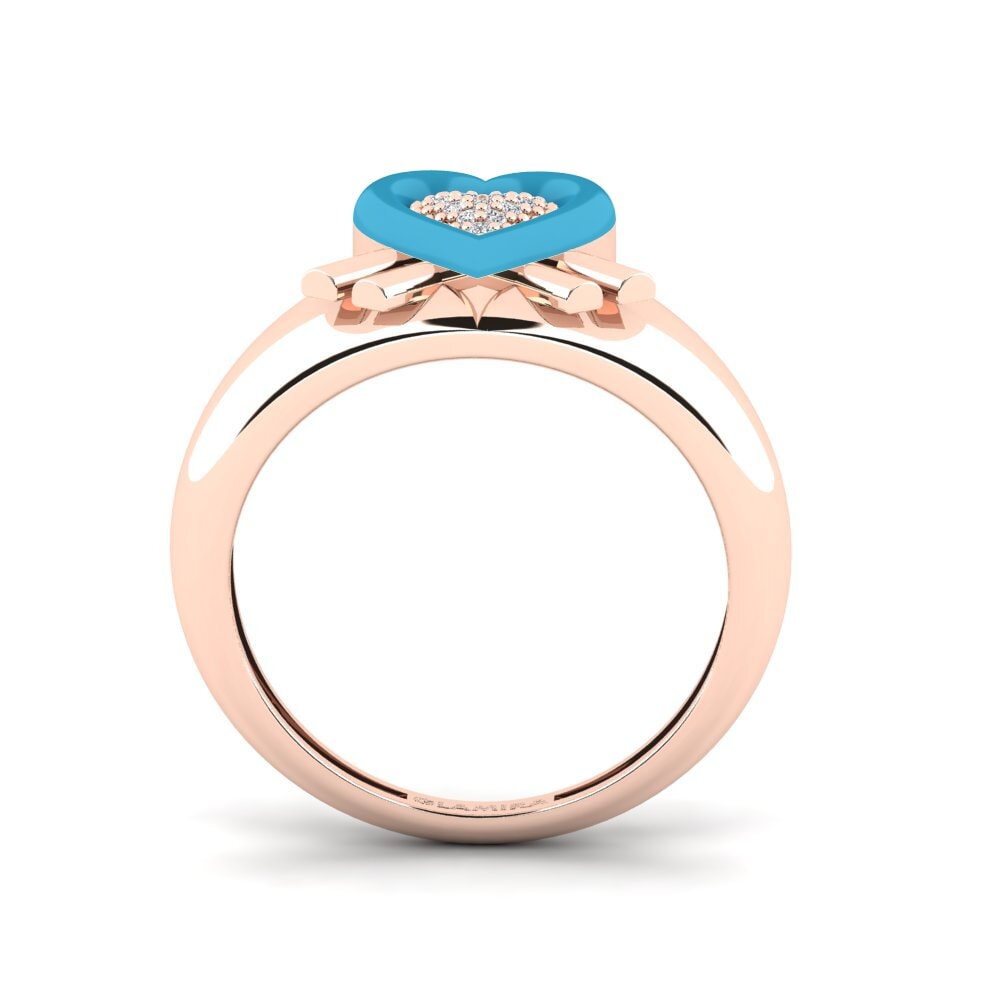 Rotgold 375 Ring Extragrande
