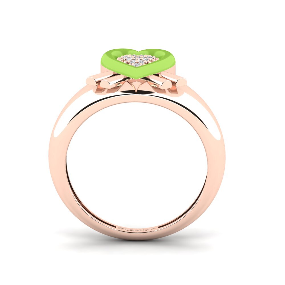 Rotgold 585 Ring Extragrande