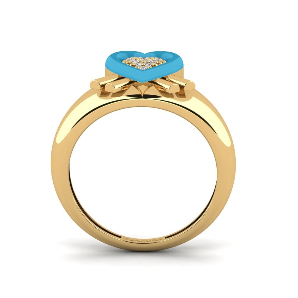Gelbgold 750 Ring Extragrande
