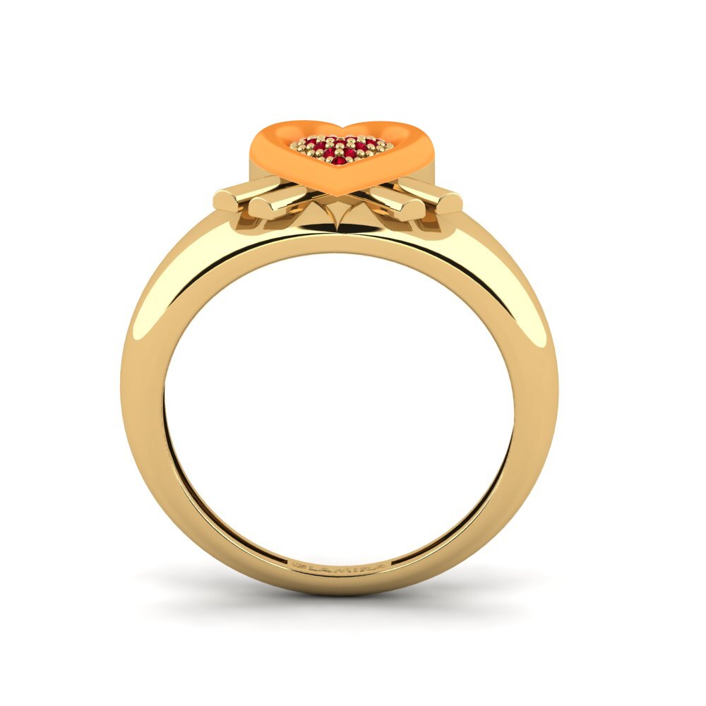 Red Zirconia Ring Extragrande