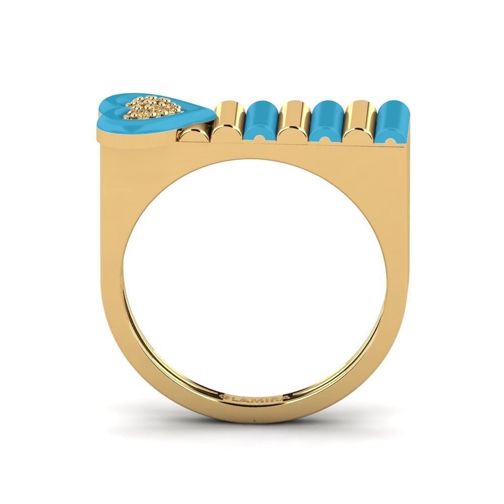 Brauner Diamant Ring Fresco