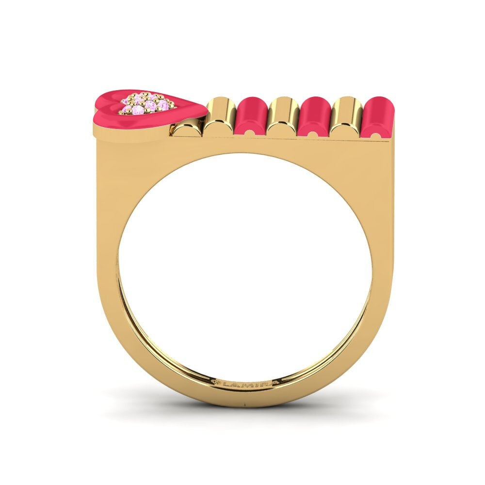 Pink Sapphire Ring Fresco