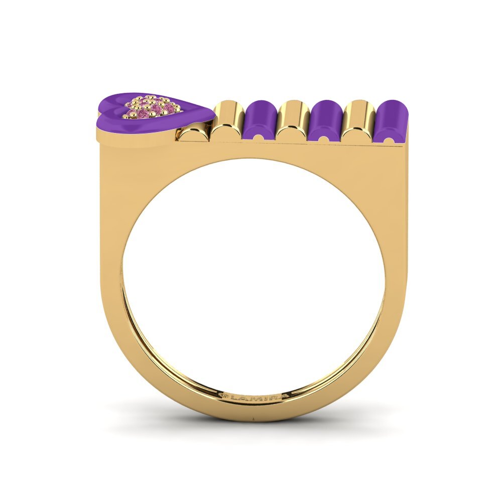 Rhodolite Garnet Ring Fresco