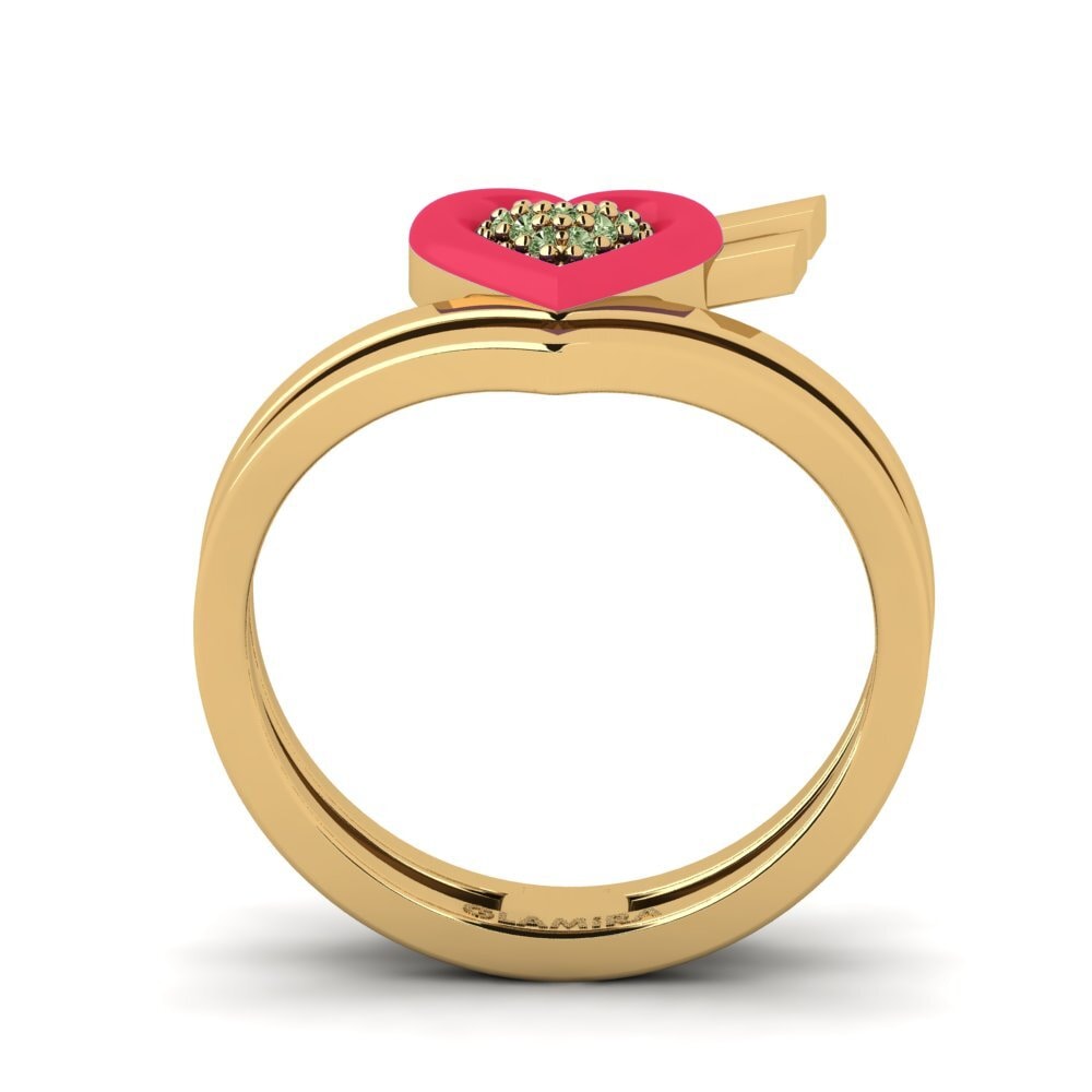 Green Diamond Ring Insiem